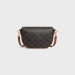 FOLCO SHOULDER BAG IN Triomphe Canvas and Calfskin - Image 2